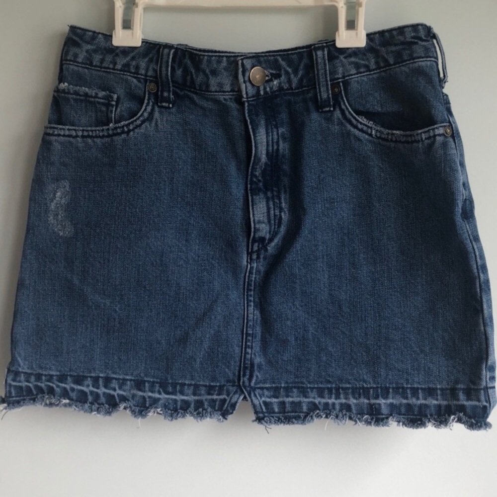 Free People Jean skirt